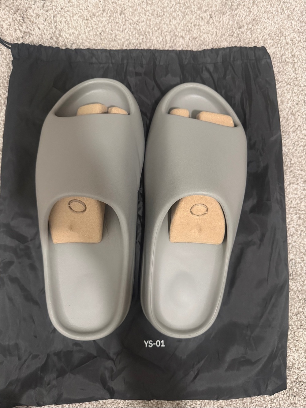 “New” Yeezy YS-01 Slide Sandals in Gray size8,9,10,11,12